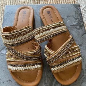 Beaded sandals